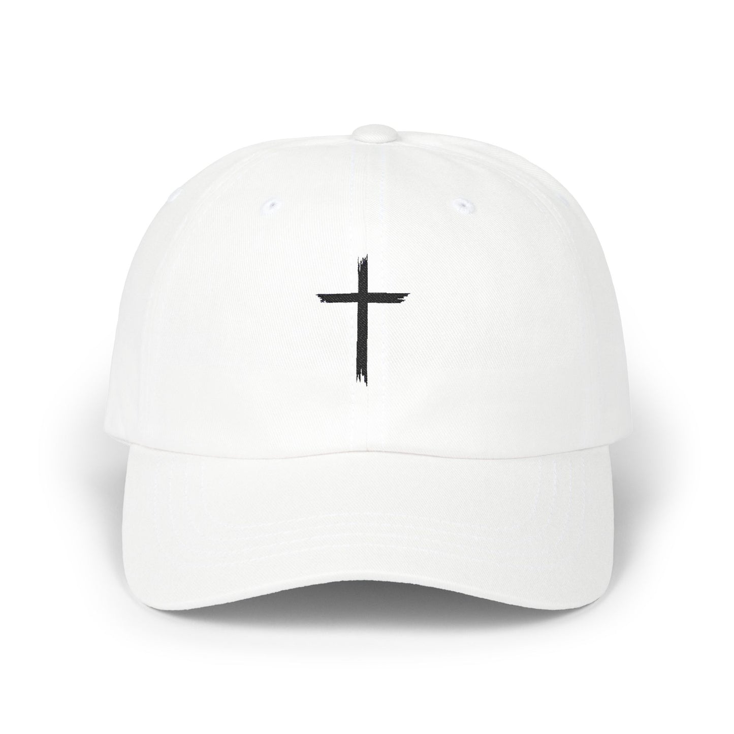 Classic Dad Cap with Cross Design - Faith-Inspired Everyday Style