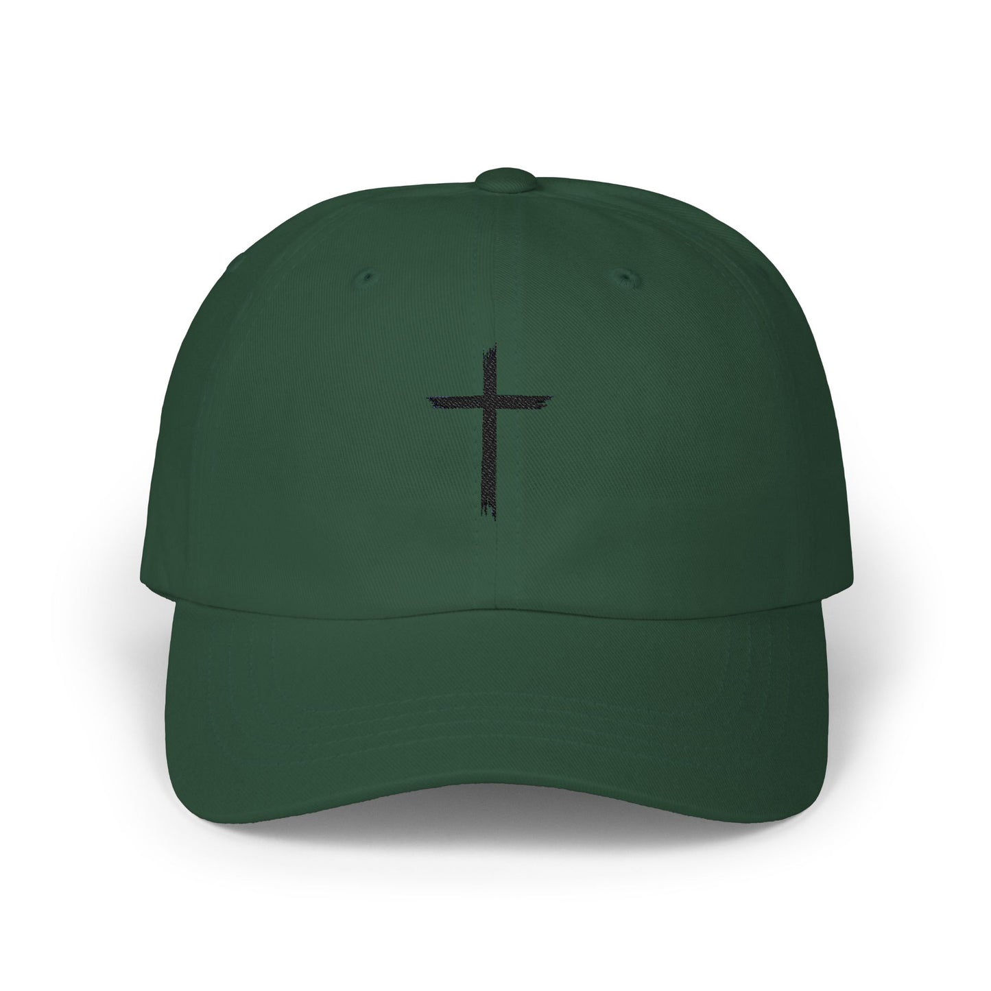 Classic Dad Cap with Cross Design - Faith-Inspired Everyday Style